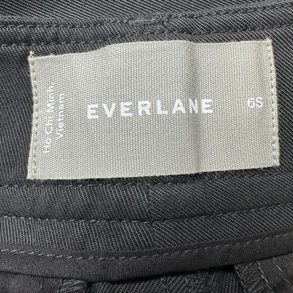 Everlane The Way High Drape Pant Wide Leg Hi-Rise Black Women's 6S Inseam 29 NWT - Picture 3 of 13